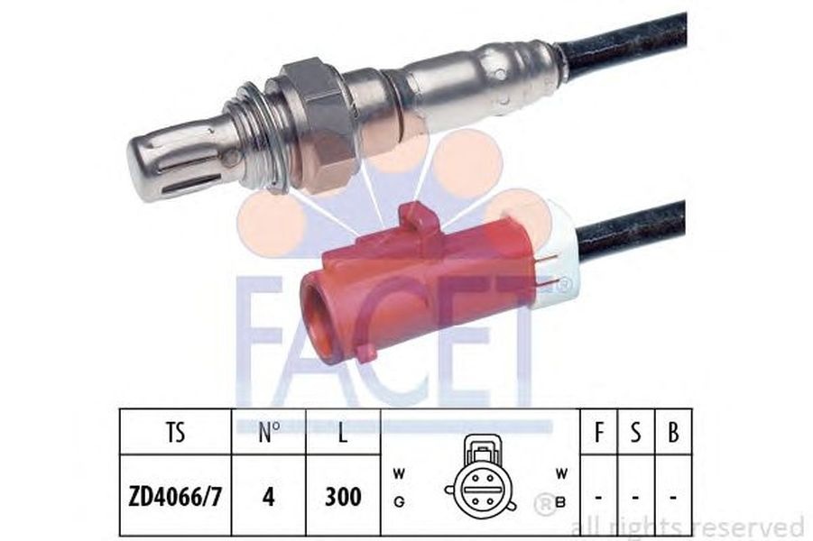 Sonda Lambda FORD FUSION JU FACET FA 10.7687