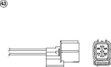 Sonda Lambda HONDA CR-V I (RD), Crossover, 10.1995 - 07.2002 NGK 1593
