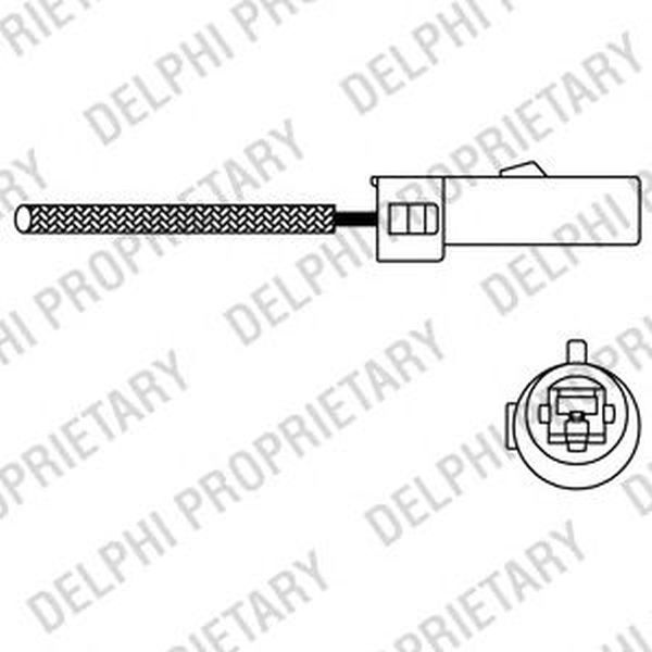 Sonda Lambda HYUNDAI LANTRA I J-1 DELPHI ES1084912B1