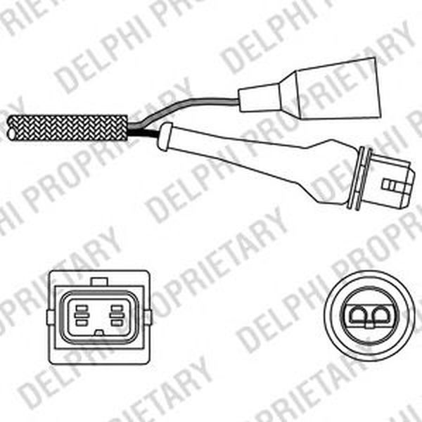 Sonda Lambda LANCIA DELTA II 836 DELPHI ES1024212B