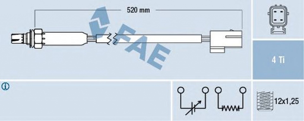 Sonda Lambda LAND ROVER RANGE ROVER II LP FAE 77180