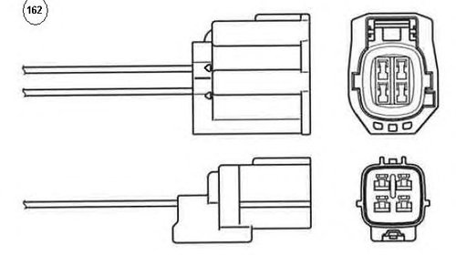 Sonda Lambda MAZDA 5 (CW) - OEM - NGK: LZA07-