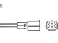 Sonda Lambda MAZDA 6 combi-coupe (GH) - OEM - NGK: LZA07-MD17 - Cod intern: W02272900 - LIVRARE DIN STOC in 24 ore!!!