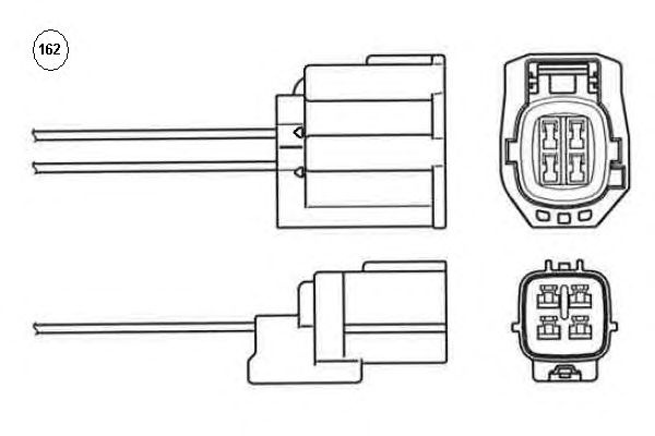 Sonda Lambda MAZDA 6 Hatchback (GG) - Cod intern: W20101422 - LIVRARE DIN STOC in 24 ore!!!
