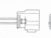 Sonda Lambda MAZDA 6 Hatchback GG NGK OZA341-F21