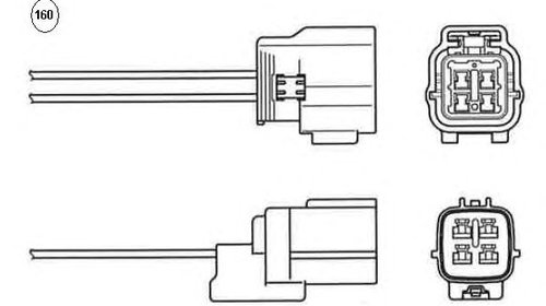 Sonda Lambda MAZDA 6 Sport (GH) - OEM - NGK: 