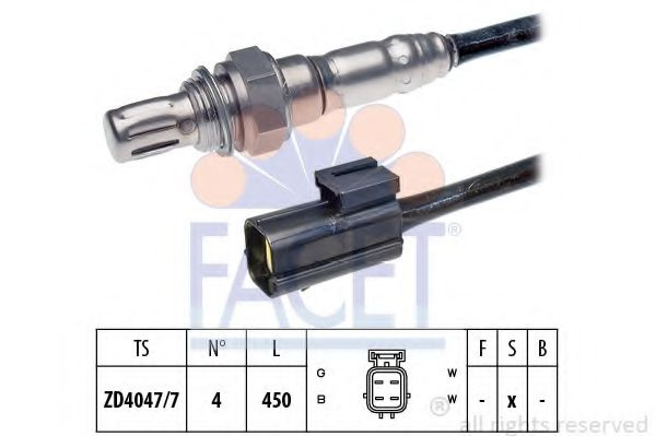 Sonda Lambda MAZDA XEDOS 6 (CA) (1992 - 1999) FACET 10.7202