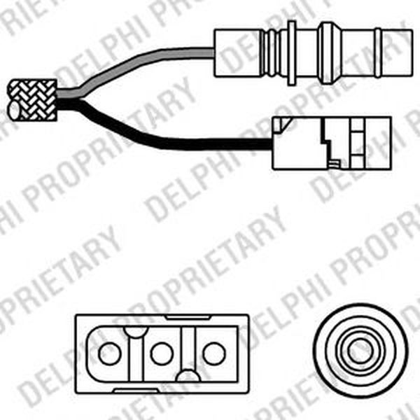Sonda Lambda MERCEDES-BENZ E-CLASS W124 DELPHI ES1027612B1