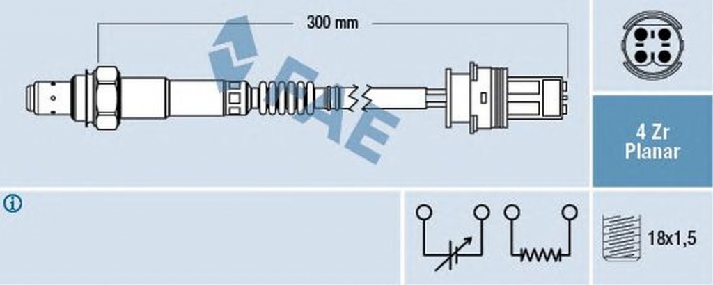 Sonda Lambda MERCEDES-BENZ E-CLASS W211 FAE 77252