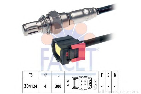 Sonda Lambda MERCEDES C-CLASS T-Model (S204) (2007 - 2014) FACET 10.8175