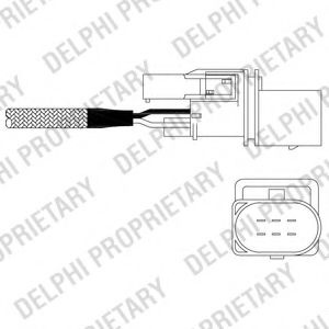 Sonda Lambda MERCEDES CLK (C209) (2002 - 2009) DELPHI ES11026-12B1