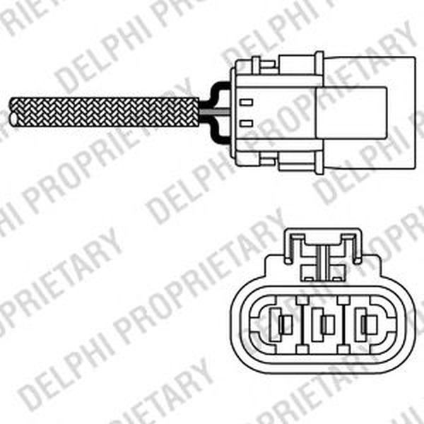 Sonda Lambda NISSAN TERRANO II R20 DELPHI ES1045612B1