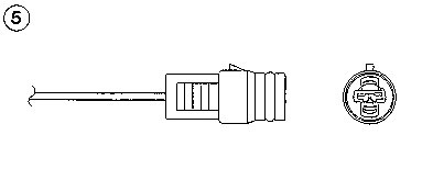 Sonda Lambda NTK 1828 pentru ROVER 400 II (XW) 1990-1995