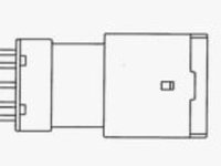 Sonda lambda (numar fire 5, 375mm) CITROEN C5 I, PEUGEOT 406 2.0 03.01-10.04