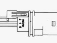 Sonda lambda (numar fire 5, 680mm) AUDI A3, A4 B7, SEAT ALTEA, ALTEA XL, LEON, TOLEDO III, SKODA OCTAVIA II, VW GOLF V, JETTA III, PASSAT B6, TOURAN 2.0 d 11.04-