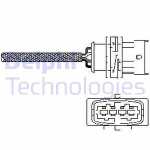 Sonda lambda # Opel Astra 2002 2003 2004 2005 2006 2007 2008 2009 # ES10789 12B1 # DELPHI