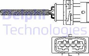 Sonda Lambda OPEL ASTRA G combi F35 DELPHI ES10789-12B1