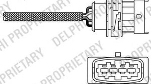 Sonda Lambda OPEL ASTRA G combi F35 DELPHI ES