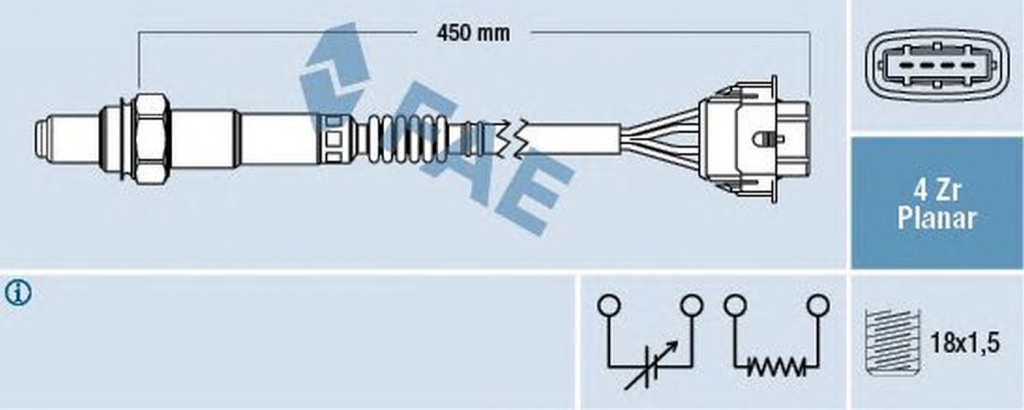 Sonda Lambda OPEL ASTRA G hatchback F48 F08 FAE 77209