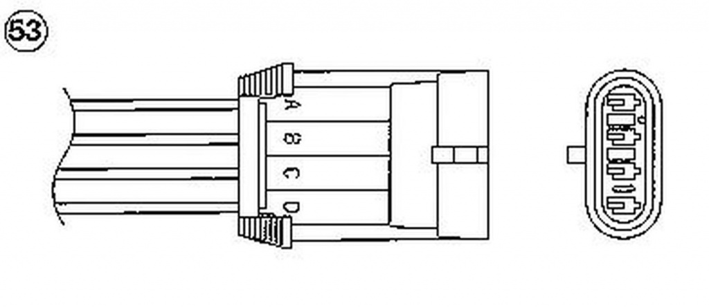 Sonda Lambda OPEL ASTRA G hatchback F48 F08 NGK OTA7N-5A2