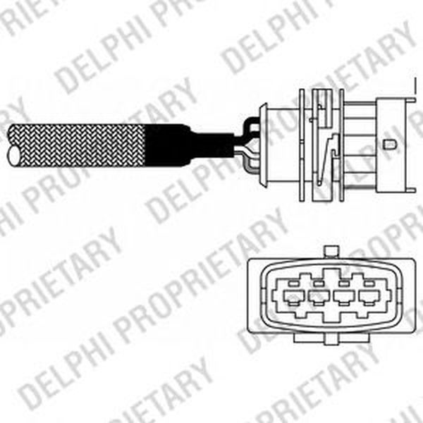 Sonda Lambda OPEL CORSA B 73 78 79 DELPHI ES1098212B1