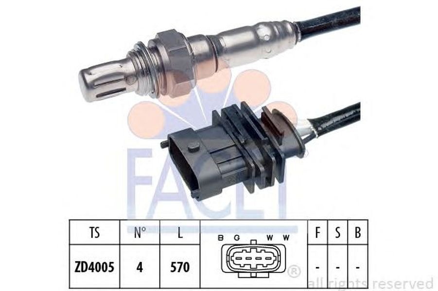 Sonda Lambda OPEL CORSA C F08 F68 FACET FA 10.7089