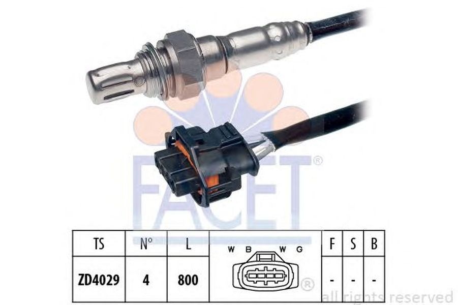 Sonda Lambda OPEL CORSA C F08 F68 FACET FA 10.7342