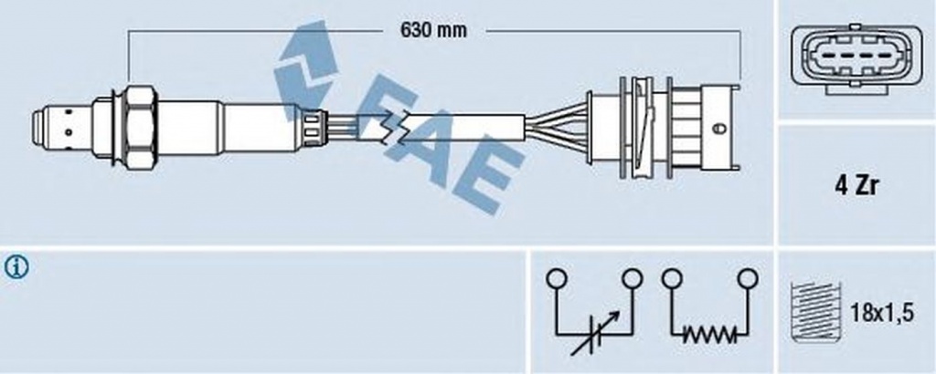 Sonda Lambda OPEL CORSA C F08 F68 FAE 77156