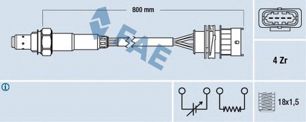 Sonda Lambda OPEL CORSA C F08 F68 FAE 77157