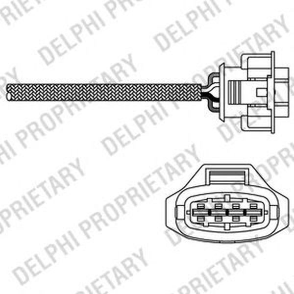 Sonda Lambda OPEL CORSA D DELPHI ES2031512B1