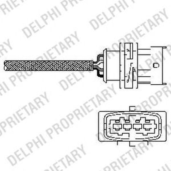 Sonda Lambda OPEL VECTRA C combi DELPHI ES1078912B1
