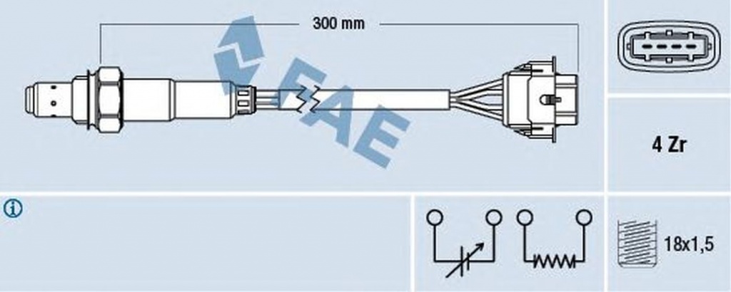 Sonda Lambda OPEL VECTRA C combi FAE 77246