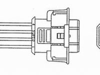 Sonda Lambda OPEL ZAFIRA A F75 NGK OZA531-GM2