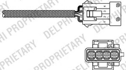 Sonda Lambda PEUGEOT 206 SW 2E K DELPHI ES107