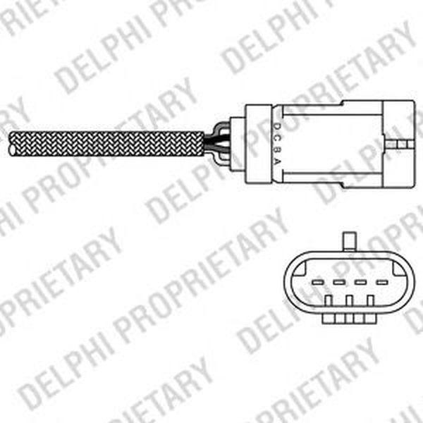 Sonda Lambda RENAULT CLIO III BR0 1 CR0 1 DELPHI ES2031112B1