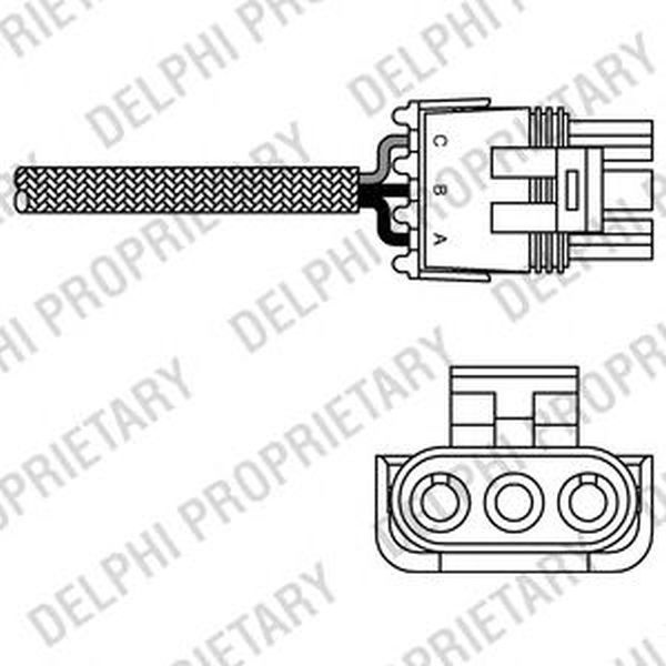 Sonda Lambda RENAULT ESPACE II J S63 DELPHI ES1099
