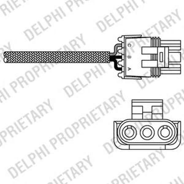 Sonda Lambda RENAULT LAGUNA I B56 556 DELPHI ES109