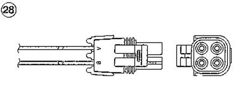 Sonda Lambda RENAULT MEGANE Scenic JA0 1 NGK OZA448-E43