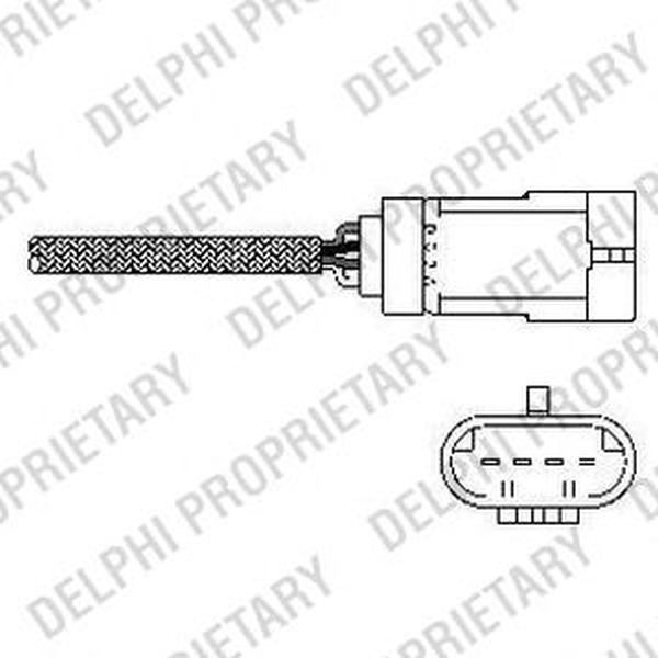 Sonda Lambda RENAULT Scenic II JM0 1 DELPHI ES1079312B1