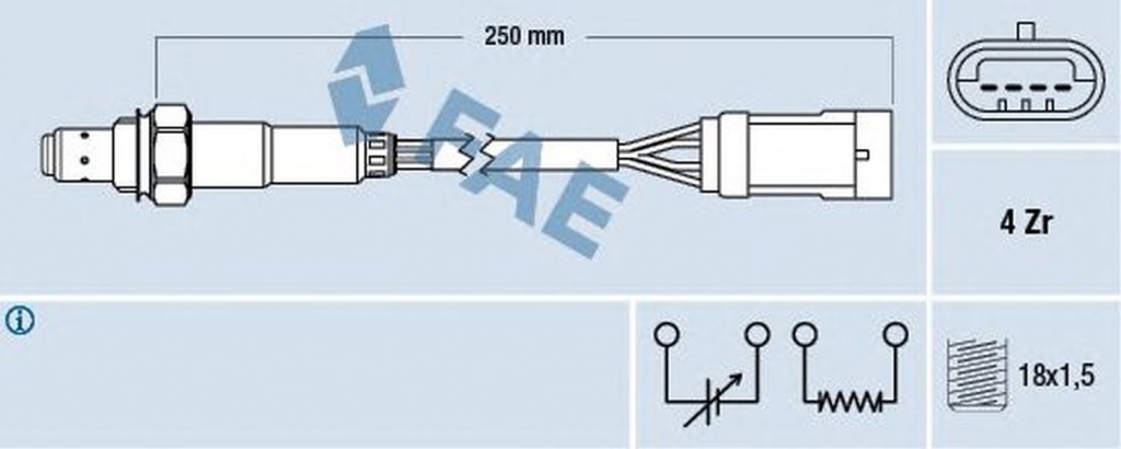 Sonda Lambda RENAULT SYMBOL I LB0 1 2 FAE 77151