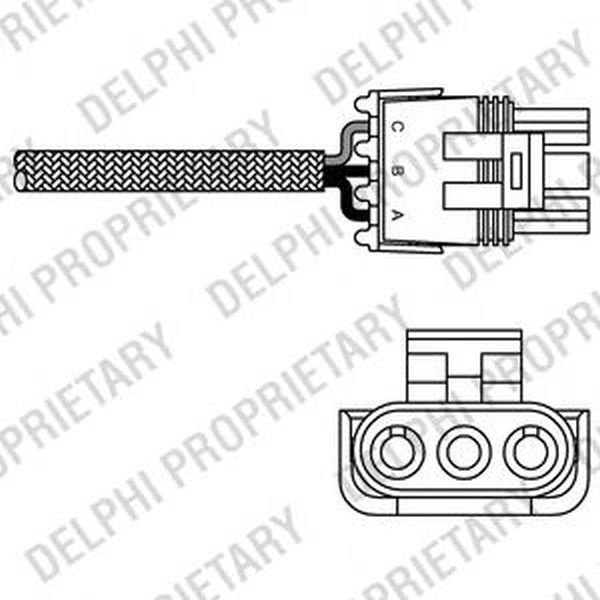 Sonda Lambda RENAULT TWINGO I C06 DELPHI ES1099112B1