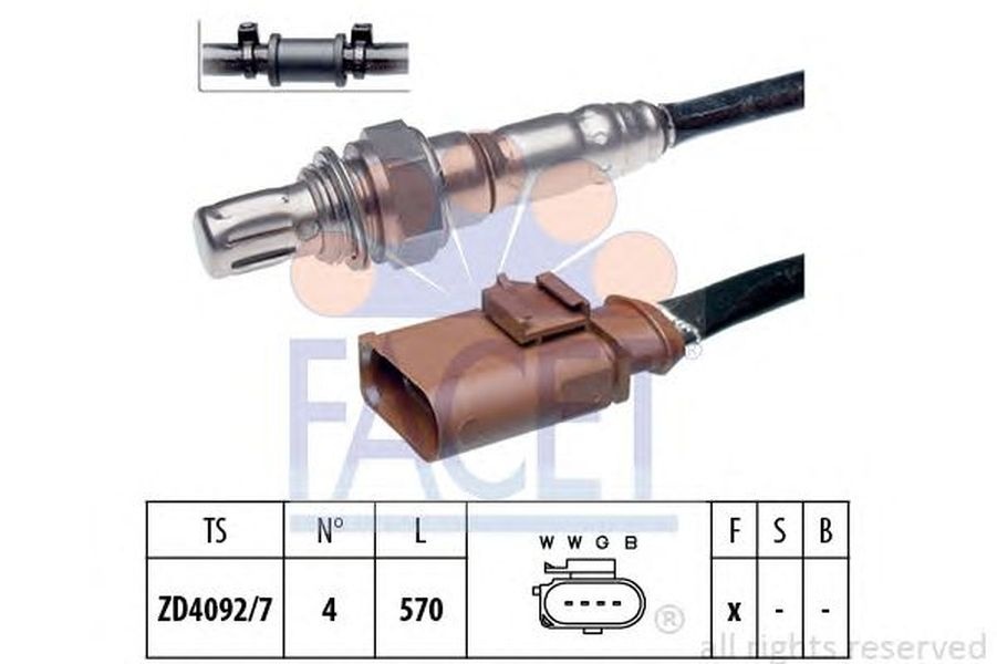 Sonda Lambda SKODA FABIA Combi FACET FA 10.7966