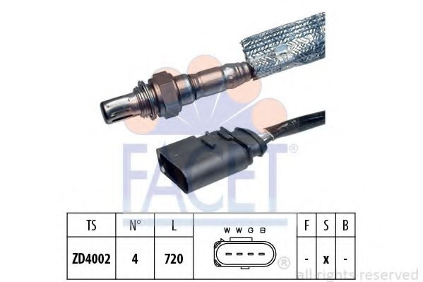 Sonda Lambda SKODA OCTAVIA 1 Combi (1U5) (1998 - 2010) FACET 10.7163