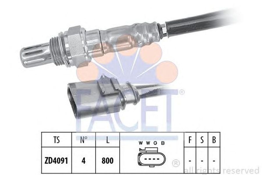 Sonda Lambda SKODA OCTAVIA Combi 5E5 FACET FA 10.8