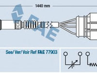 Sonda Lambda SKODA SUPERB (3U4) (2001 - 2008) FAE 77401