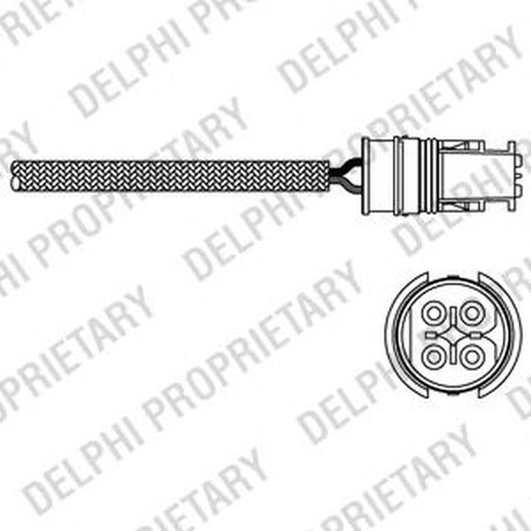 Sonda Lambda SMART ROADSTER cupe 452 DELPHI ES2031212B1