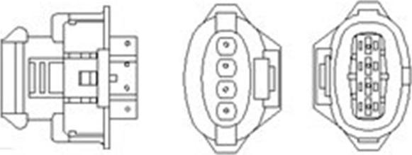 Sonda Lambda Sonda lambda numar fire 4 1130mm CHEVROLET EPICA OPEL ASTRA G SPEEDSTER ZAFIRA A ZAFIRA B SUZUKI GRA OPEL ASTRA G (T98), Hatchback, 02.1998 - 12.2009 Magneti Marelli 466016355115