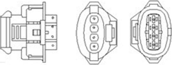 Sonda Lambda Sonda lambda numar fire 4 1493mm OPEL SIGNUM VECTRA C VECTRA C GTS 2.2 05.03-09.08 OPEL VECTRA C (Z02), Turism, 10.2003 - 01.2009 Magneti Marelli 466016355124