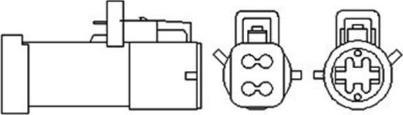Sonda Lambda Sonda lambda numar fire 4 340mm MERCEDES A W168 C CL203 C W203 C W204 C T-MODEL S203 CLK C209 E W211 FORD FIESTA VI (CB1, CCN), Hatchback, 06.2008 - Magneti Marelli 466016355066