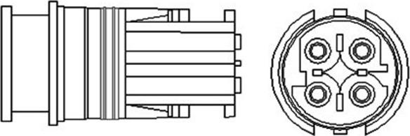 Sonda Lambda Sonda lambda numar fire 4 600mm MERCE